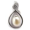 Les Trésors De Lily [J8620] - Silver Pendant 'Sissi' Silver-white (rhodium-plated) - 23x12 Mm