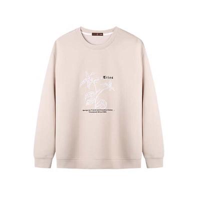 Men's Embroidered Crew Neck Sweatshirt