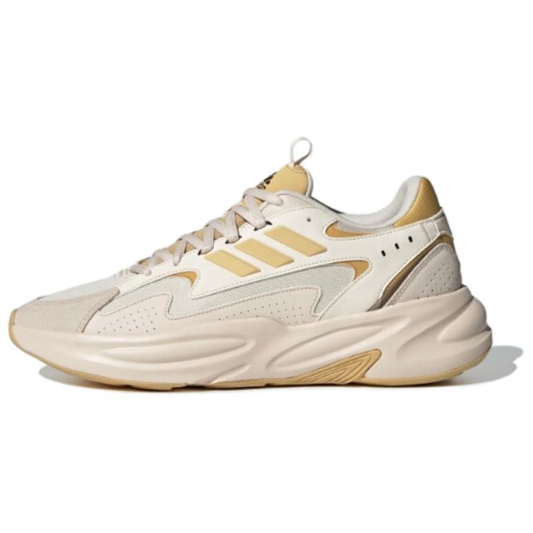 

Новые кроссовки Adidas Ozwave с нескользящей подошвой, износостойкие, с низким верхом и массивной подошвой, унисекс, цвет слоновой кости, JR3198 38.5