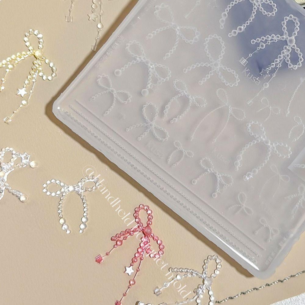 Silicone Cute Butterfly 3D Bowknot Nail Art Mold DIY Nail Decorations Nail Stamp Manicure Mold Nail Accessories