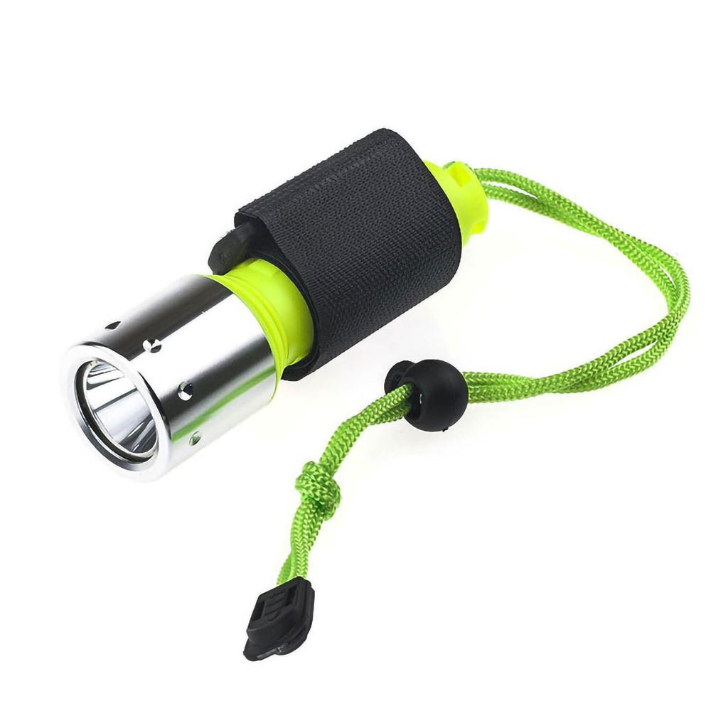 Underwater Flashlight LED Aluminum Alloy Glare Magnetron Diving Flashlight for Outdoor Diving
