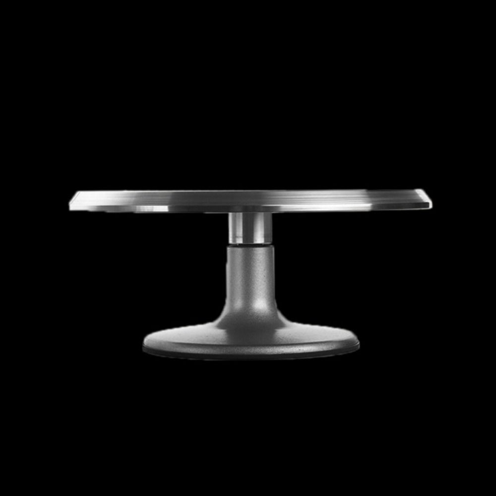 Aluminum Zinc Zinc Alloy Rotating Cake Stand Non Slip Revolving Dessert Stand Cake Turntable Cupcakes