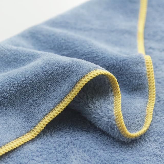 Marushin Bath Toala 1815001100 Towel, Microfiber, Toalla, Blue, Absorbent, Quick-drying, Fluffy,