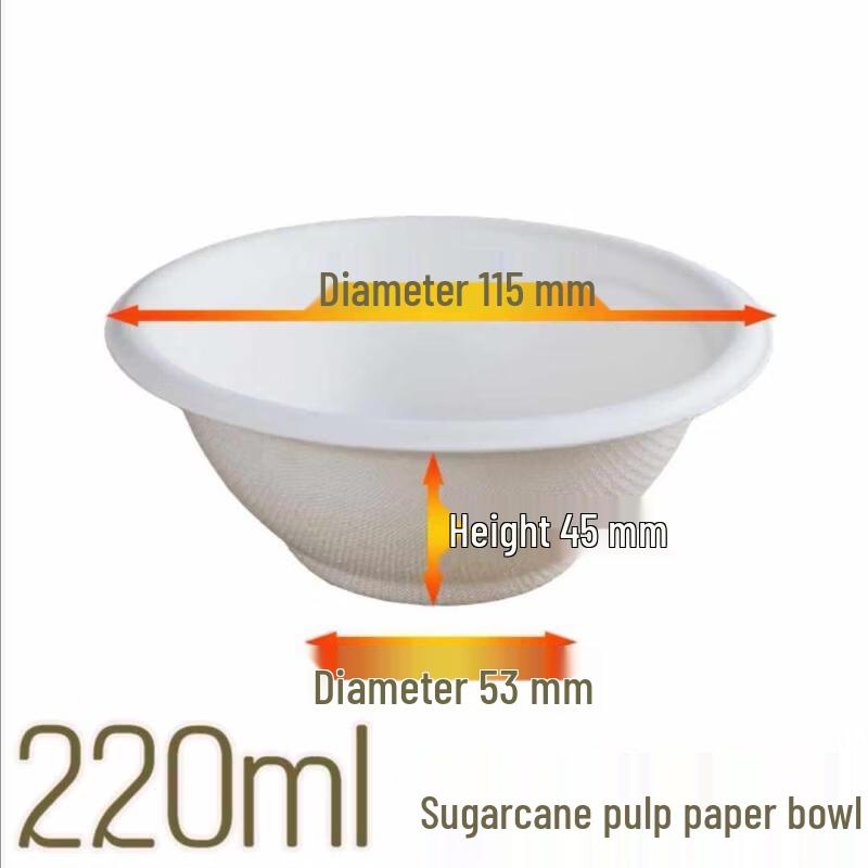 Degradable Disposable Paper Bowls