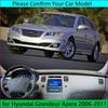 Car Dashboard Avoid Light Cover Dash Mat For Grandeur Azera 2006~2011 Car Auto Non-slip Sun Shade Pad Carpet 2007 2008