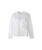 RECODE [Women'S] Round Sleeve Shirring Detail Top_Rqsas23575Whx