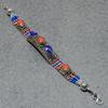 Red Coral Lapis Lazuli Bracelet Handmade Boho Tibetan Nepali Jewelry 7" NBB 3166
