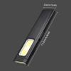 Portable LED Flashlight COB Floodlight and High Beam Aluminum Alloy Pen Clip Work Light Built In Battery with Tail Magnet