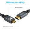 Twozoh Micro HDMI to HDMI Cable 3M (HDMI Micro Type D Male - HDMI Type A Male) 3D 4K 1080P @60Hz High Speed ??Micro HDMI HDMI Cable Compatible with Go