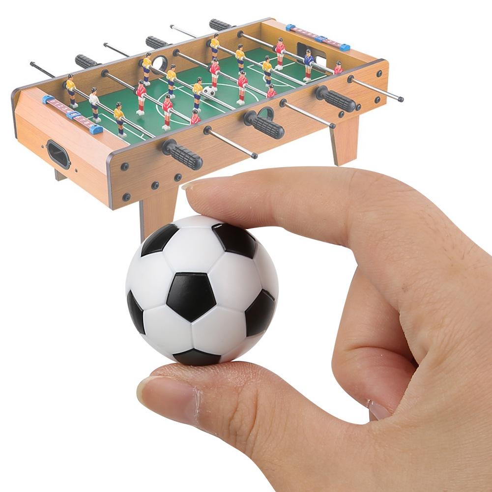 Table Soccer Foot s Replacement Plastic Black and White Soccer (4Pcs)