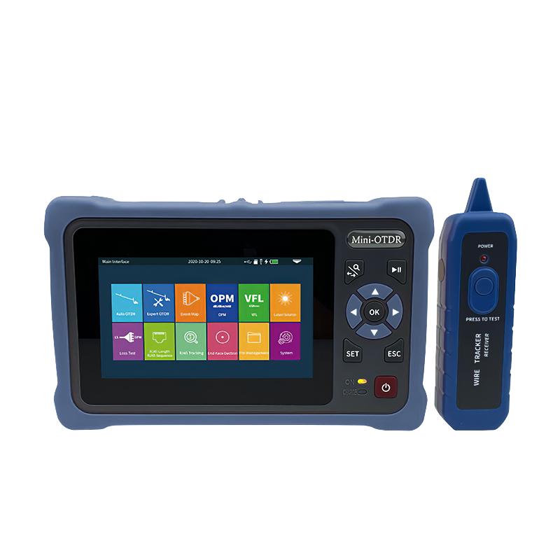 12 in 1 MINi EXFO smart OTDR DE1201A SM 1310nm 1550nm 26/24dB 100KM distance OTDR VFL OLS OPM Event Map fiber optic mini otdr