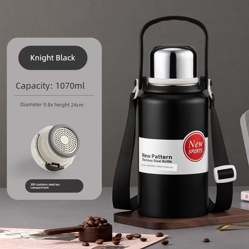 Stainless Steel 316 Large Capacity Vacuum Cup for Male and Female Students Good-looking Tea Cup Portable Car Outdoor Kettle