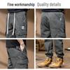 Jeep Men's Casual Cotton Multi-Pocket Drawstring Cargo Pants