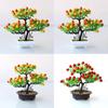 Artificial Pachira Glabra Pasq Potted Plant Decor With Plastic Craft For Home And Office