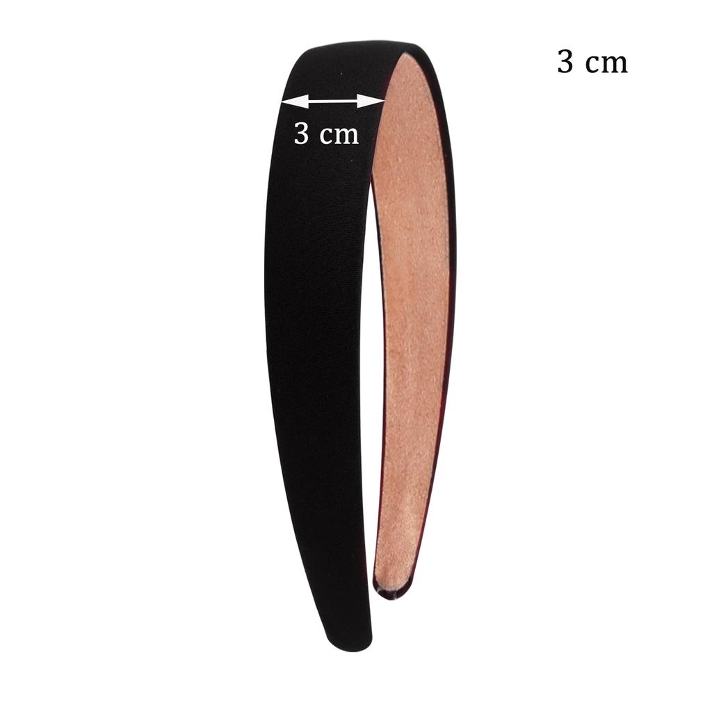 Black Simple Wide Headband Girl Women Black White  DIY Craft Material Cloth Headband Semi-finished Hair Accessories