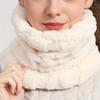 Faux Fur Plush Infinity Scarf Cor Sólida Macio Pescoço Gaiter Bonito Simples À Prova de Frio Pescoço Aquecedor Máscara de Esqui Para Mulheres Uso Diário Inverno Ao Ar Livre