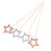50Pcs Star Shape Bamboo Skewers Food Cocktail Picks Buffet Fruit Cupcake Fork Sticks Party Table Decoration Supplies