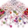 220Pcs Acrylic Beads Letter Round Loose Beads For DIY Necklace Bracelet Earrings Jewelry Making Craft Accessories