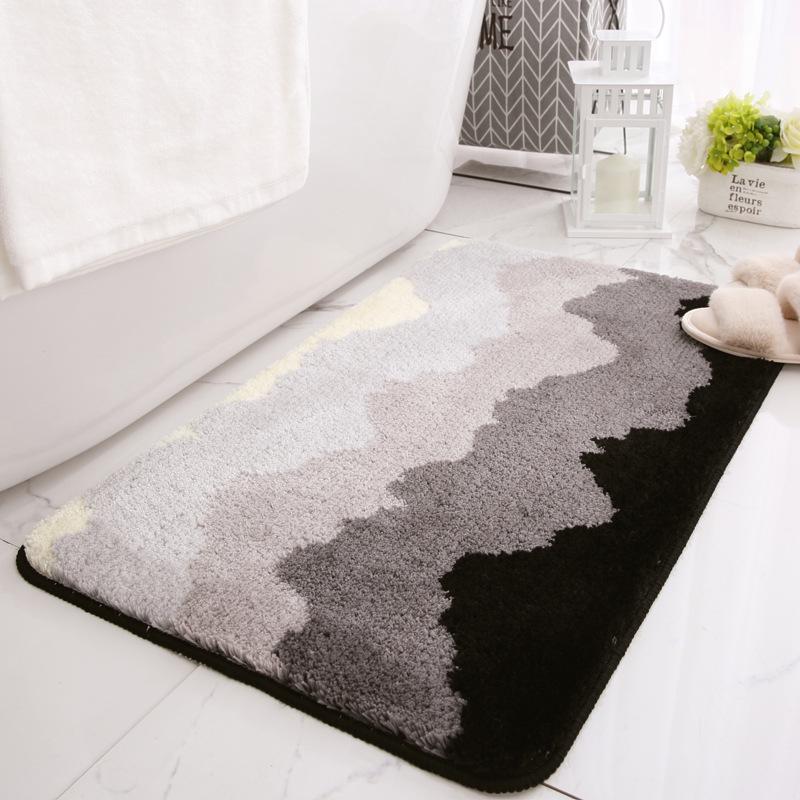 Water-Absorbent Bathroom & Toilet Anti-Slip Mat, Entrance & Bedroom Doormat