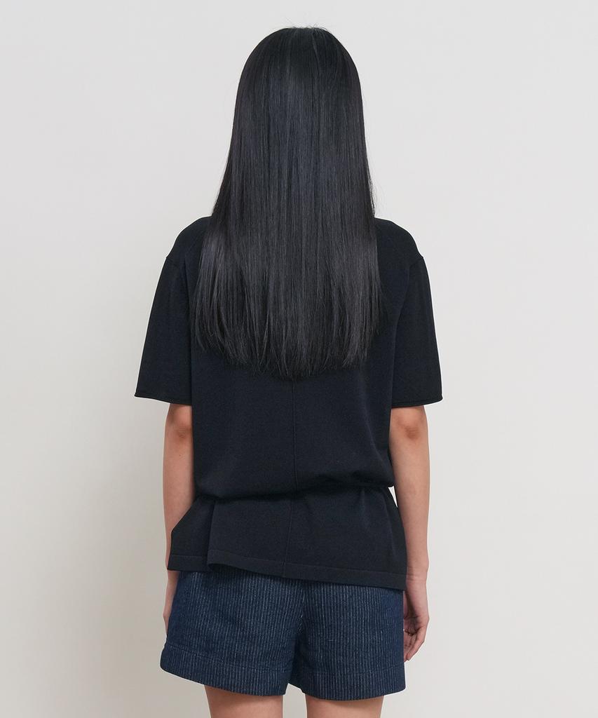 GENERALIDEA Temperature Cut Cool Loose Fit Knit T-Shirt [Black] / Gf2Lkp538
