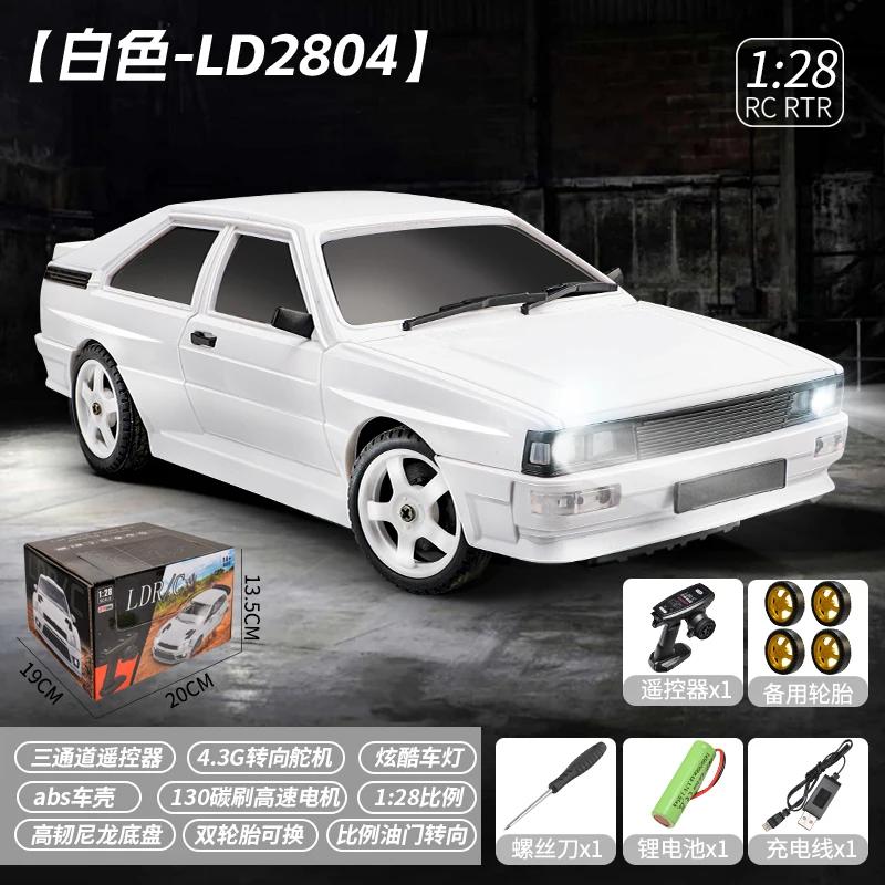 

Новий Ld2802 Ld2803 Ld2804 Ld2801 1/28 4Wd Rc Дрифт-кар Пропорційне Керування Світлодіодні Фари 2.4G Іграшки Для Дітей