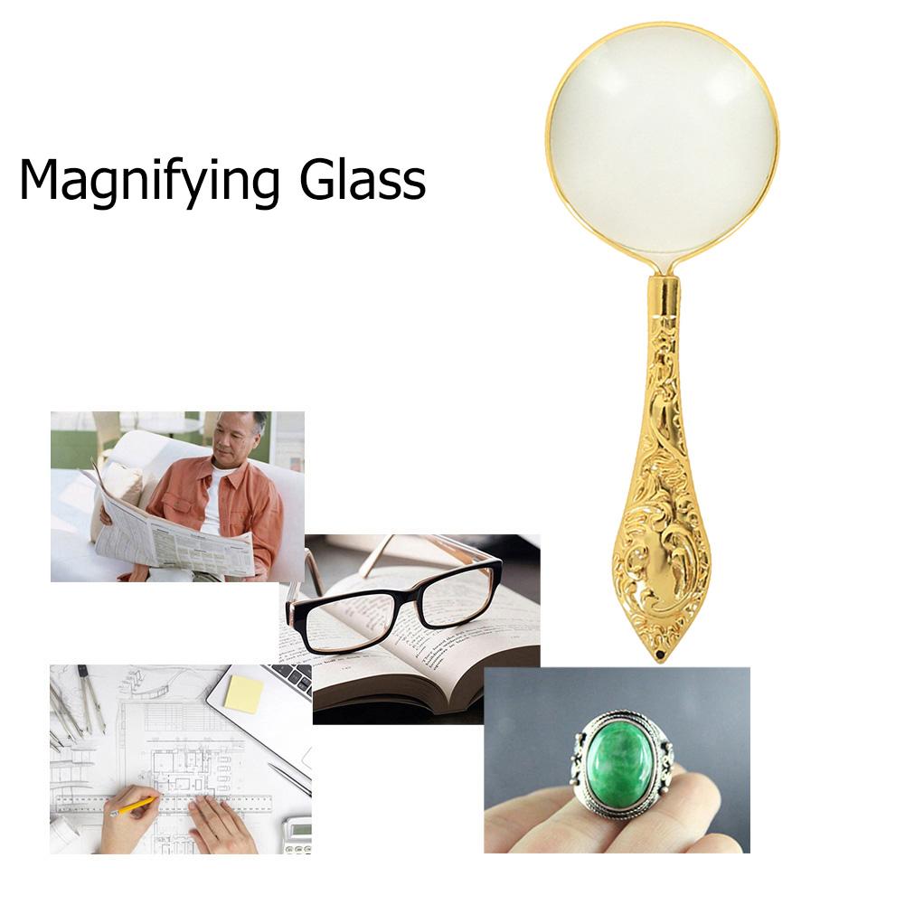 

Reading Inspection Jewelry Loupe Carved Handheld Magnifier Magnifying Glass Lens China Mainland