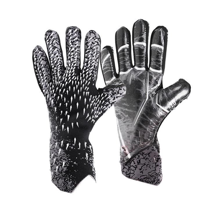 

Утолщенные дышащие вратарские перчатки для молодежи и взрослых с латексной защитой пальцев Size 7 чёрный