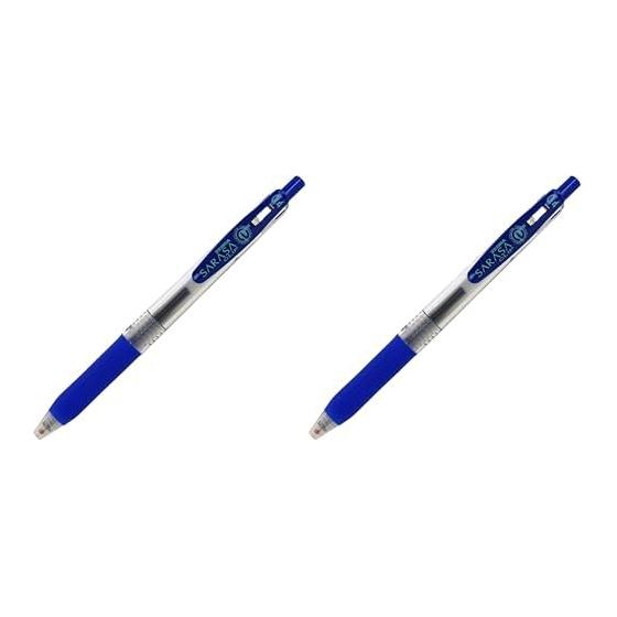 Zebra Sarasa Clip Gel Ballpoint Pen, 0.4mm, Blue, JJS15-BL
