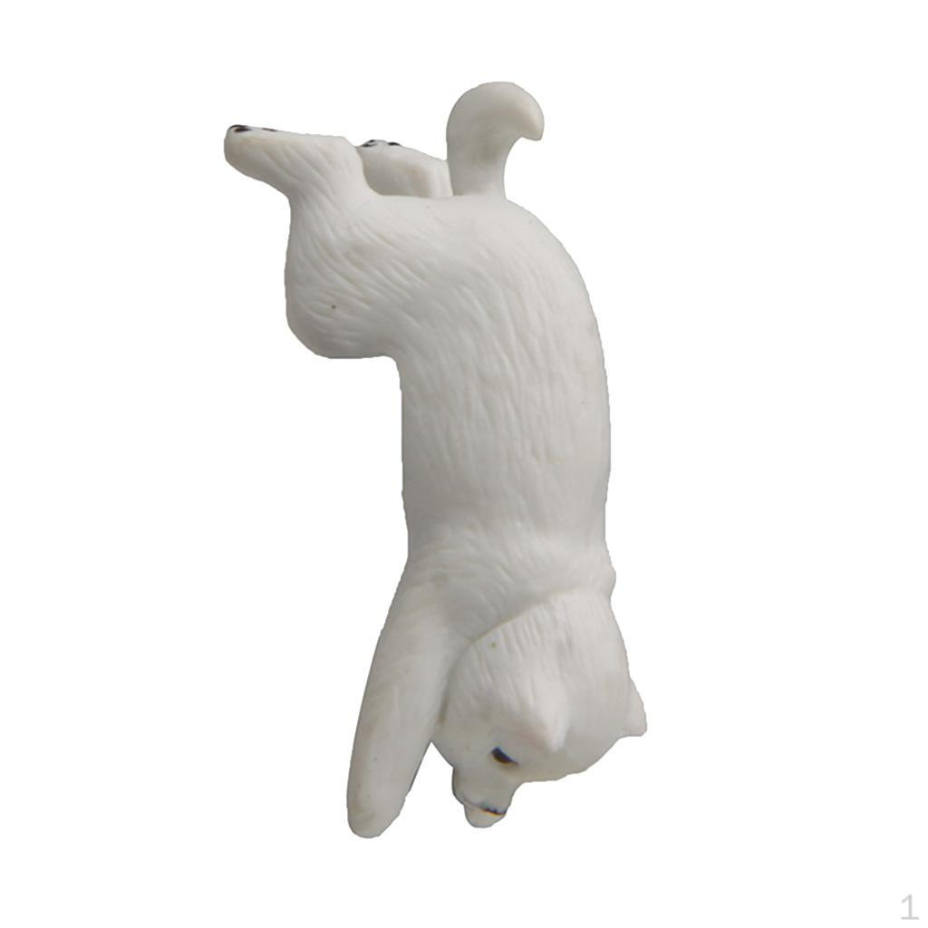 

Cute Dog Puppy Miniature Figurines for Dollhouse Fairy Garden Water Cup Cake Decoration белый