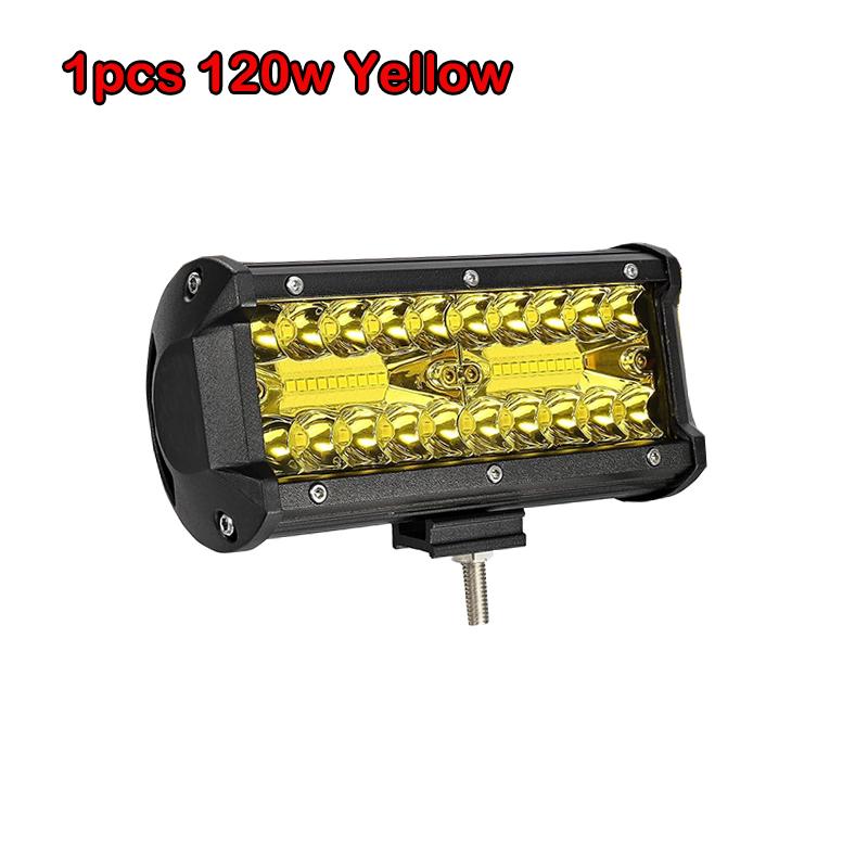 For Truck Driving Offroad Boat Car Tractor 4x4 SUV ATV 12V 24V 72W 144W Light Bar/Work Light Spotlight LED Light Bar