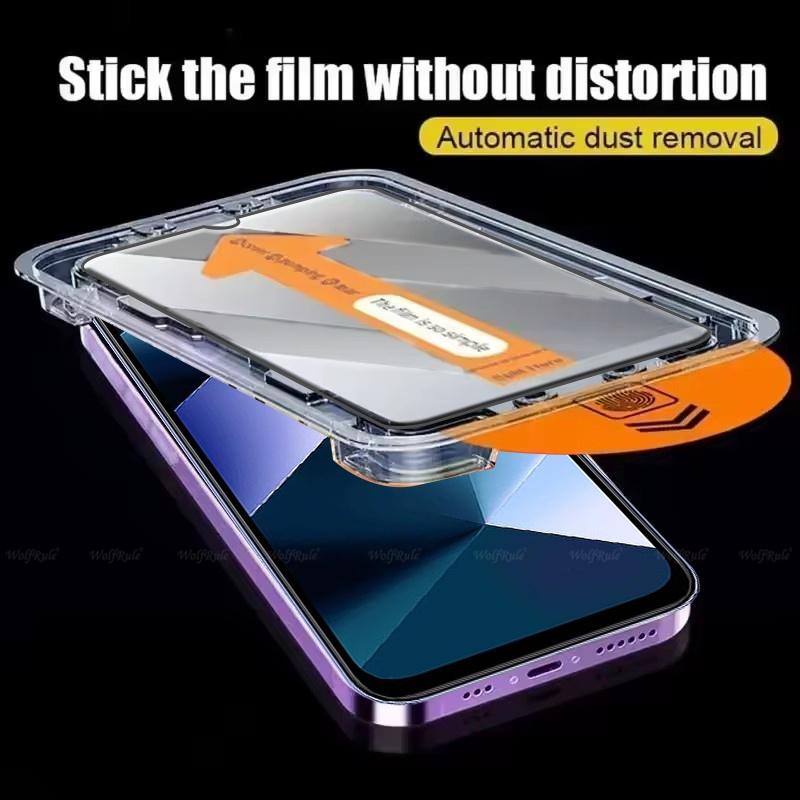 4/3/2/1pcs For Xiaomi Poco C85 Glass Poco C85 Tempered Glass 9H HD Protective Full Cover Dust Free For Screen Protector Poco C85
