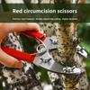 Professional Tree Ring Pruning Shears Stainless Steel Bark Cutter Grafting Tool Fruit Tree Garden Branch Trimming Gardening Tool