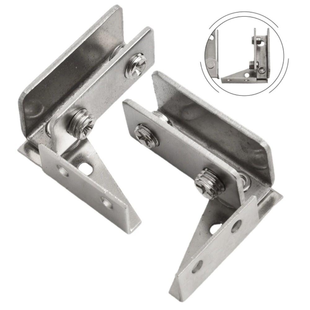 Non-perforated Display Cabinet Hinge Side Mounted Cabinet Glass Hinge Kitchen Shelves