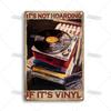 ARTISIAN Rusty Vinyl Records Metal Tin Sign Vintage Decorative Plate Classic Music Metal Sign Man Cave Home Studio Wall Decor