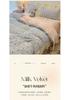 Sleepy Japanese Cream Wind Milk Velvet Lace Bedding Four Piece Set