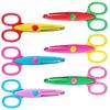1/6pcs Student DIY Color Album Decorative Lace Scissors with 6 Pattern Hand Scissors Paper Cuttings Scissors Art Safety Scissors