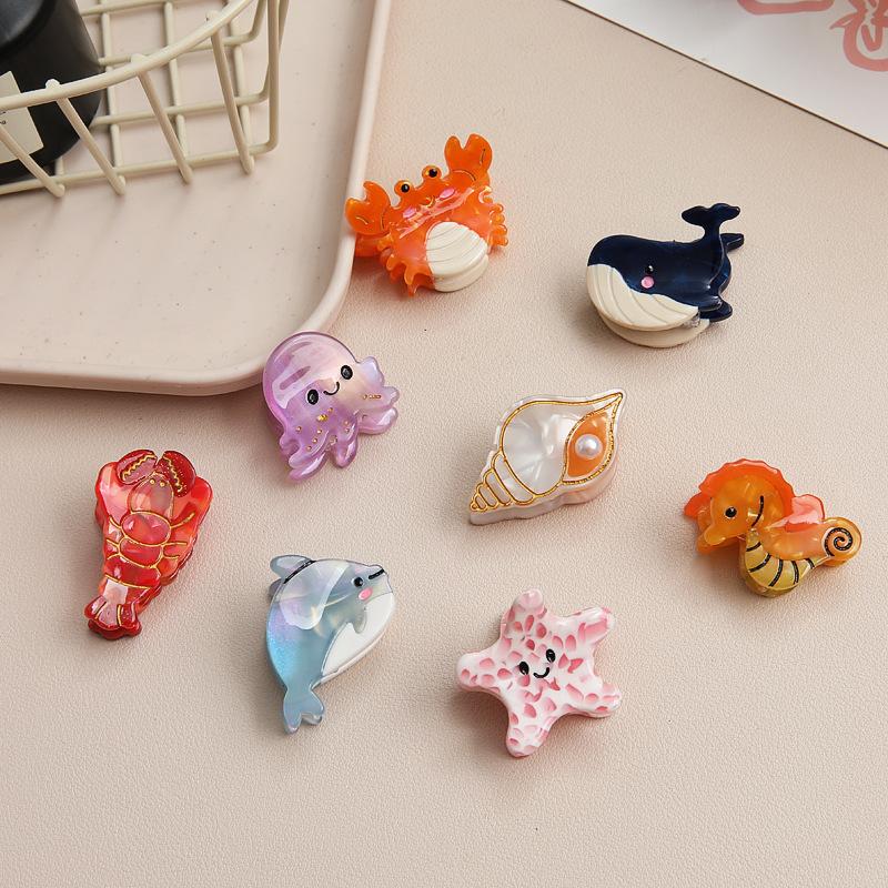 Elegant Acetate Animal Fish Shark Clip Cute Cartoon Hair Claw Cli Hairpins For Women Girls Headwear Hair Accessories Gifts