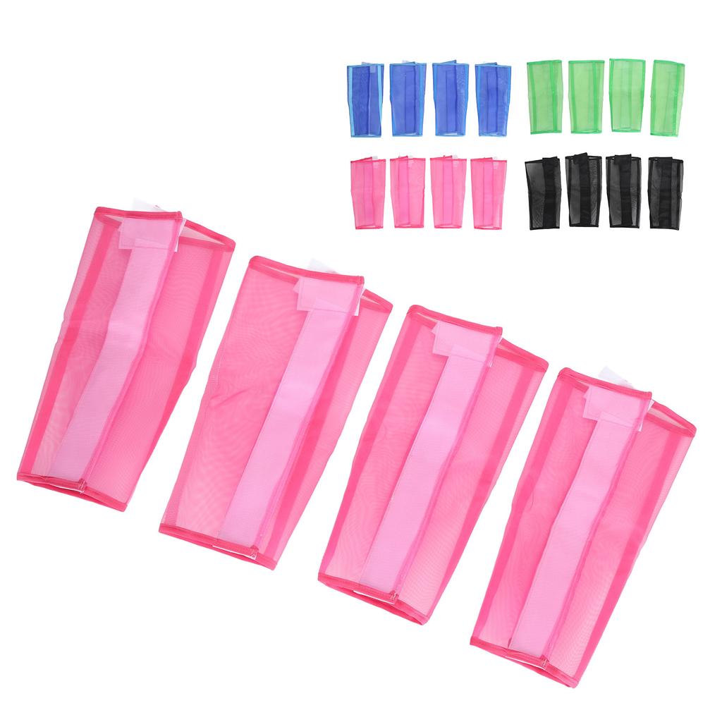4pcs Horse Leg Boots Breathable Mesh Horse Leg Protective Boots Horse Leg Protector Wraps for Hoof S