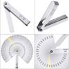 Gitarrensaiten-Abstandsmesser Gitarrenlineal Doppelseitiges Saitenabstandslineal Messwerkzeug für Gitarre Mandoline Banjos