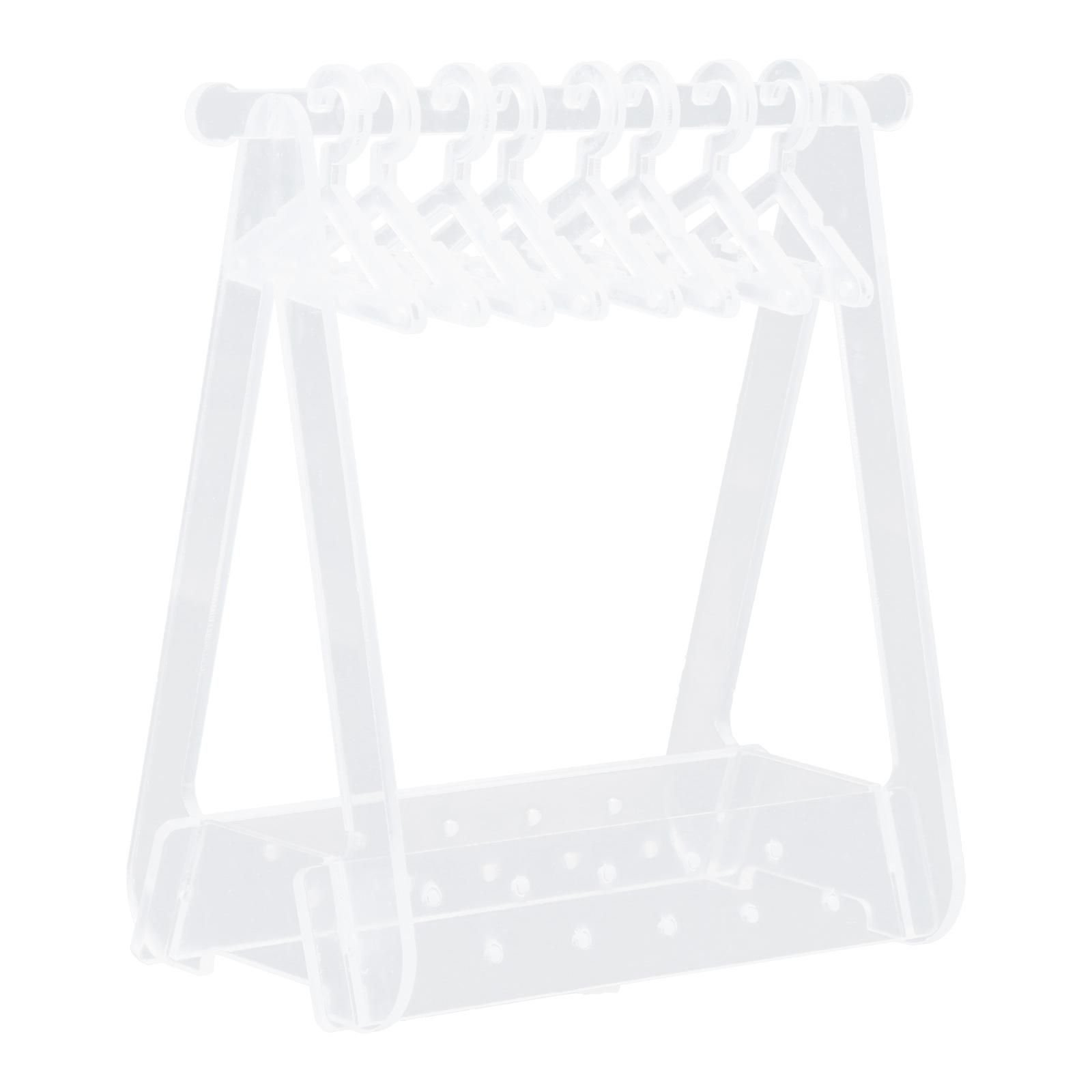 

Акриловый держатель для сережек, подставка для ювелирных изделий, большая вместимость, стойка для хранения ювелирных изделий, стильный органайзер для сережек, настольный декор прозрачный