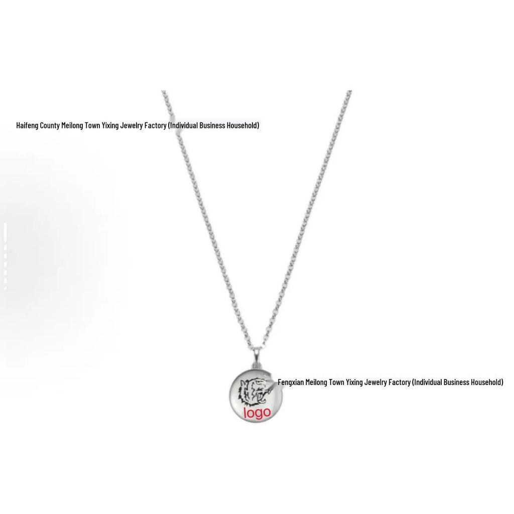 Vintage-Style Double G Skull & Key Necklace: Unisex Large Size, Fearless Love & Tiger Head Sweater Chain