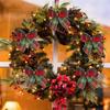 10/20Pcs Christmas Bows Xmas Tree Hanging Ornament Decorations for Home DIY Wreath Bowknot Noel Navidad 2024 New Year Gift Wrap