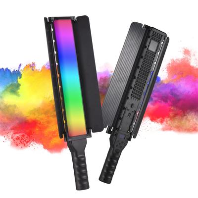 20W RGB ruční fotografická lampa Přenosné LED světlo s LCD displejem CRI více než 85Ra 3000K-6000K
