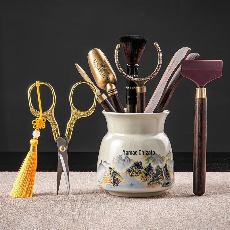 Yuanhe Ru Kiln Six Gentlemen Tea Set