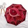 1pc Heart Eye Automatic Open/close Folding Compact Umbrella, 8-Rib Sturdy Canopy, Lightweight Portable, Everyday Use, Gift,003