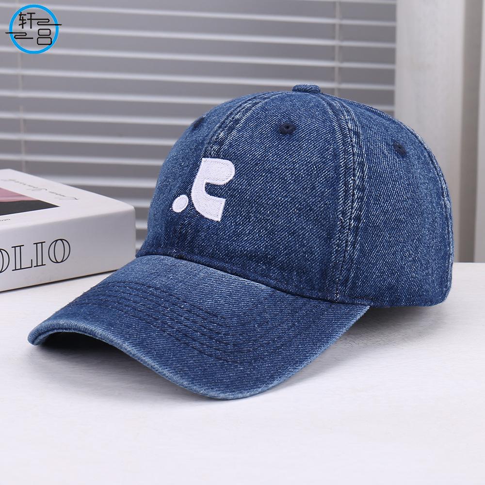 Fashion New Niche Washed Denim Baseball Cap Outdoor Travel Sports Breathable Comfortable Cap