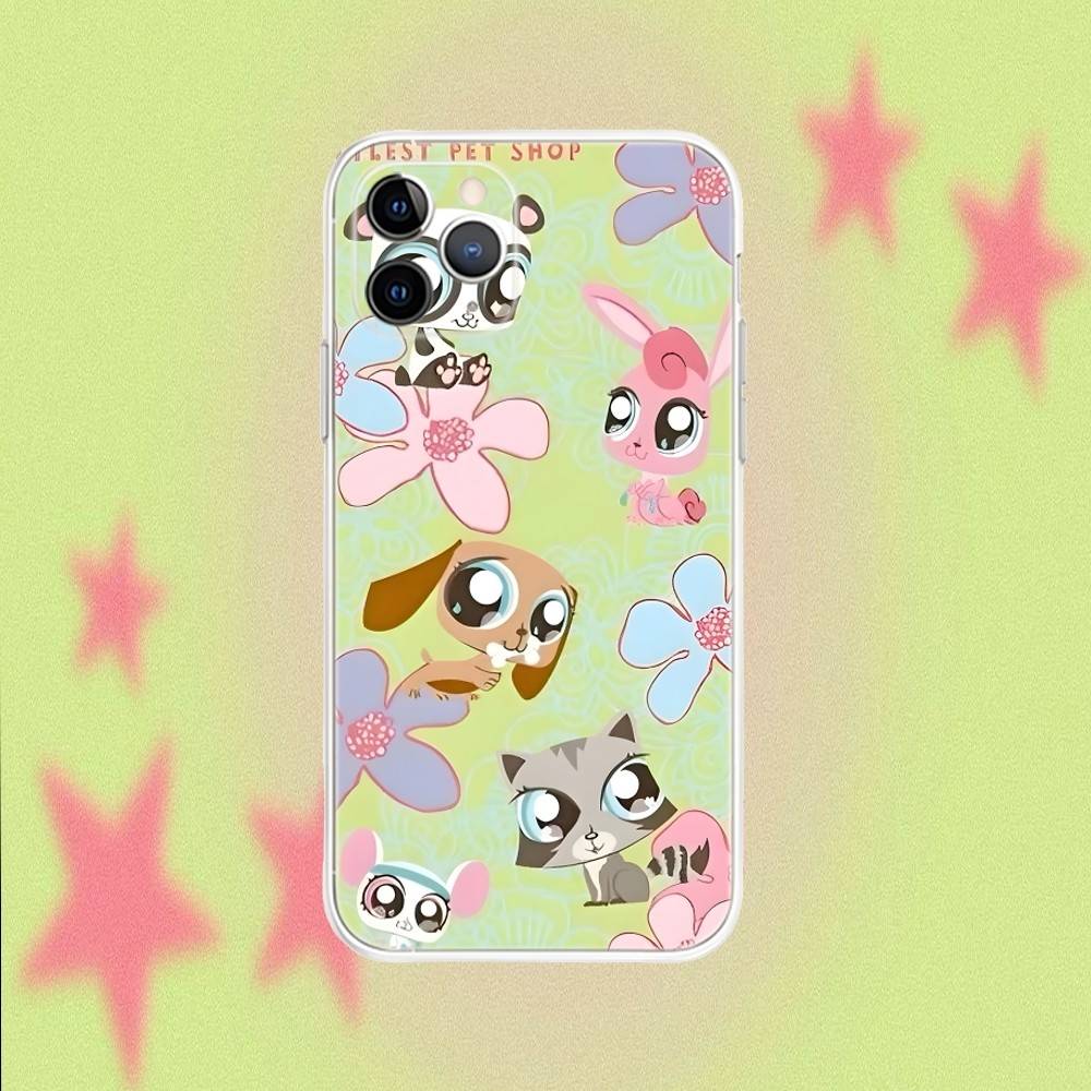 

Littlest Pet Shop For iPhone 17,16,15,14,13,12,11,Air,X,XR,Pro,Max,Plus Transparent Non-Slip Cover iPhone13