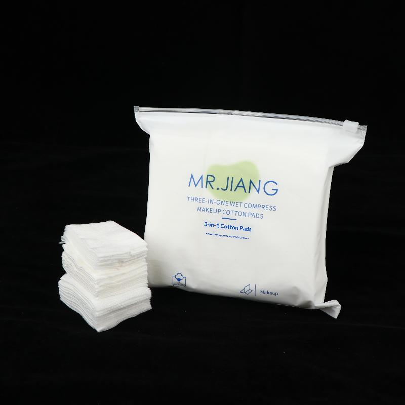 Soft Makeup Cotton Pads 3in1 Hydropathic Compress 240PCS Stretchable Large Capacity for Personal Care Use
