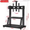 Mobile TV Stand with Wheels: All-in-One Teaching and Conference Tablet Shelf