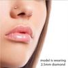 4/12PCS Stainless Steel Zircon Nose Piercing Stud Set L Shape Nose Ring Lot Twist Nose Ring Stud Bulk Body Piercing Nariz Pack